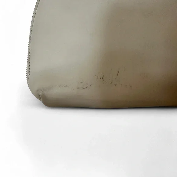 Burberry Beauty Stone/Gray Leather Cosmetic Bag - Picture 3 of 8